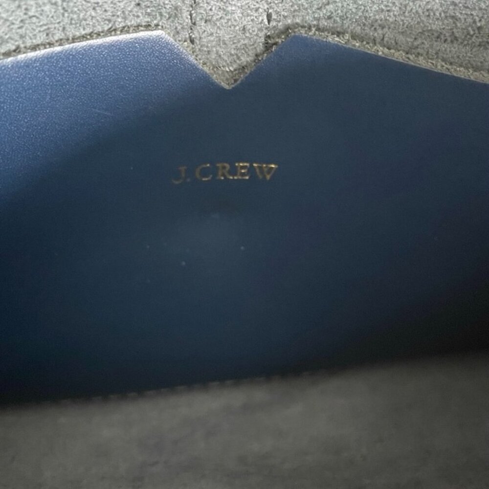 J.Crew Parker Crossbody Leather Purse/Bag - Blue - Picture 5 of 11